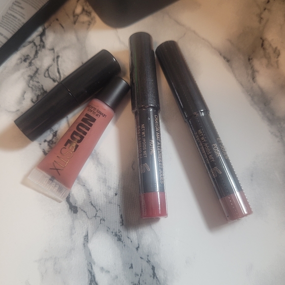 Nudestix 3 piece mini lip set tin bnib bundle new - Picture 5 of 7